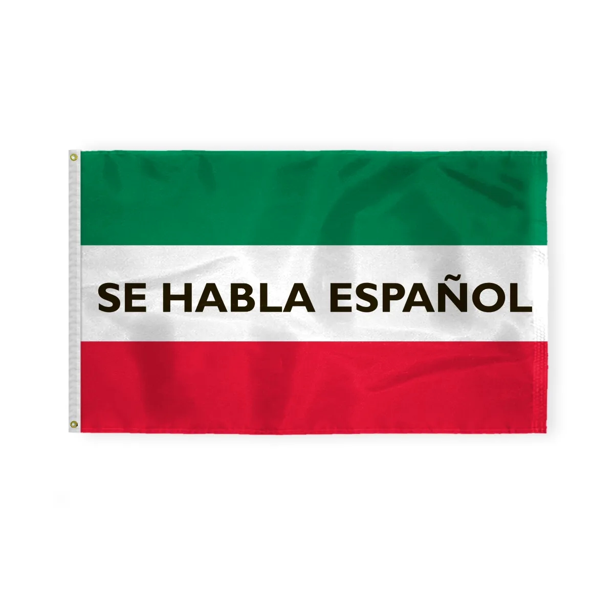 Spanish Sewn Stripes Horizontal Message Flags 3' x 5' 6