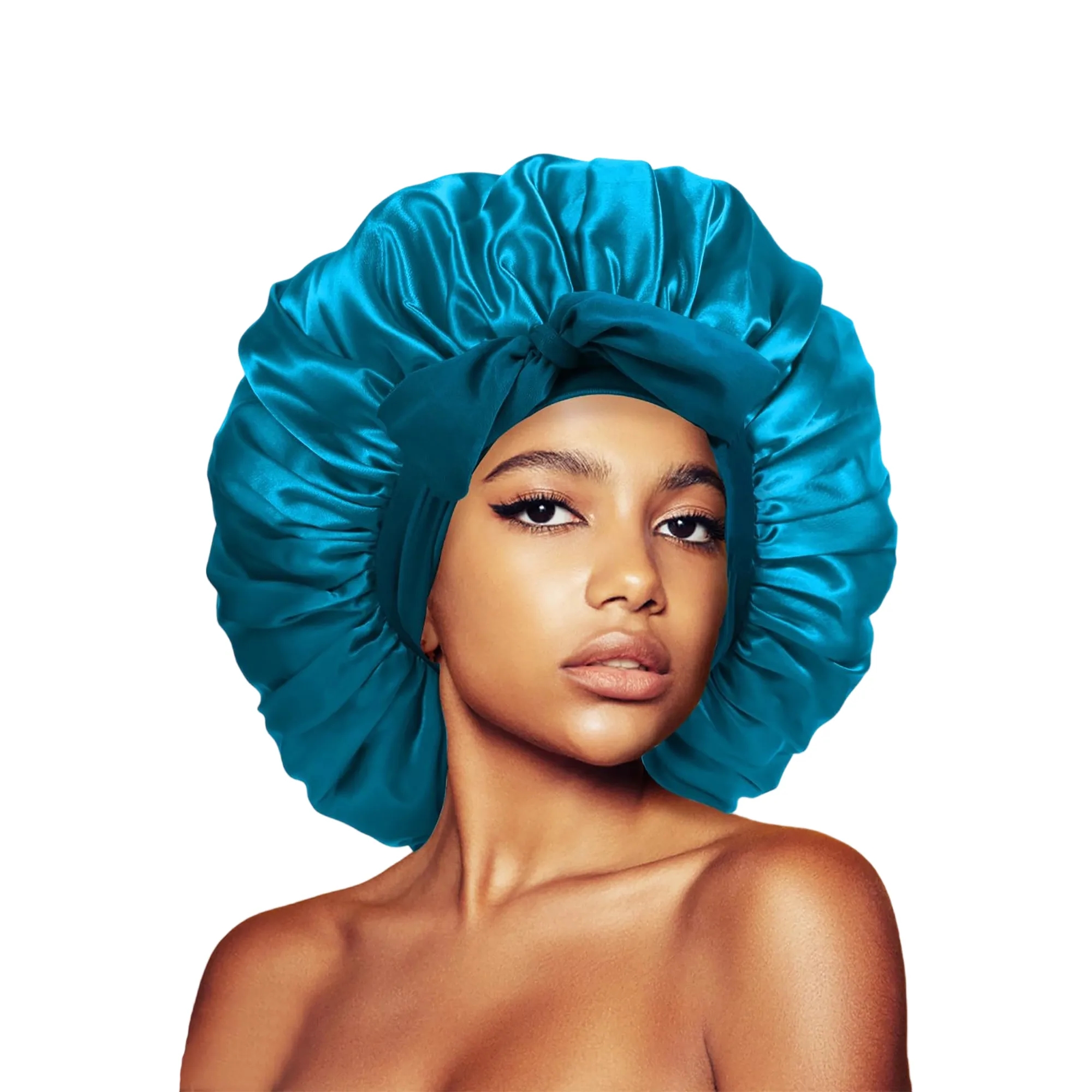 MOQ 50 Satin Hair Protection Sleep Cap 24
