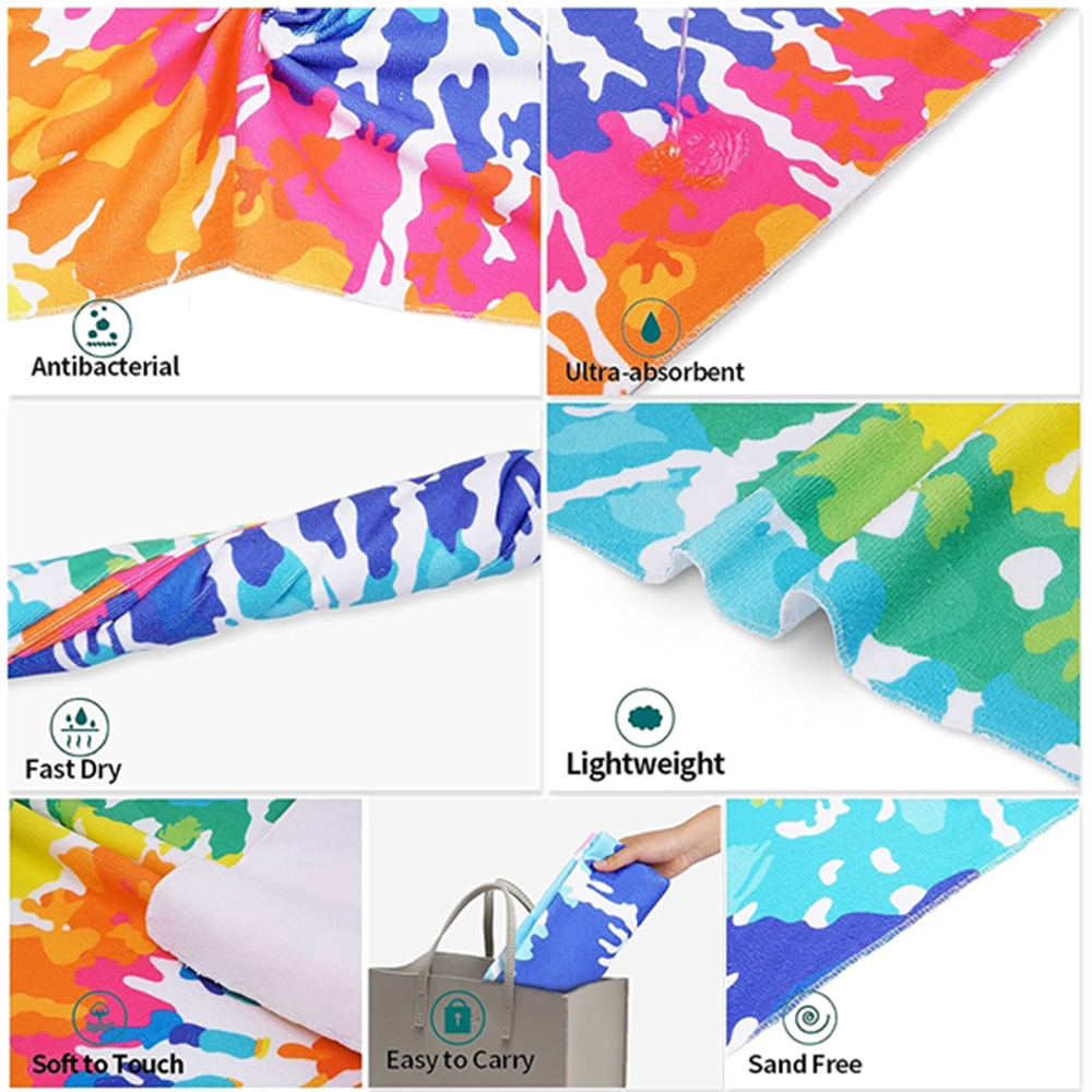 Full Color Beach Towel 1