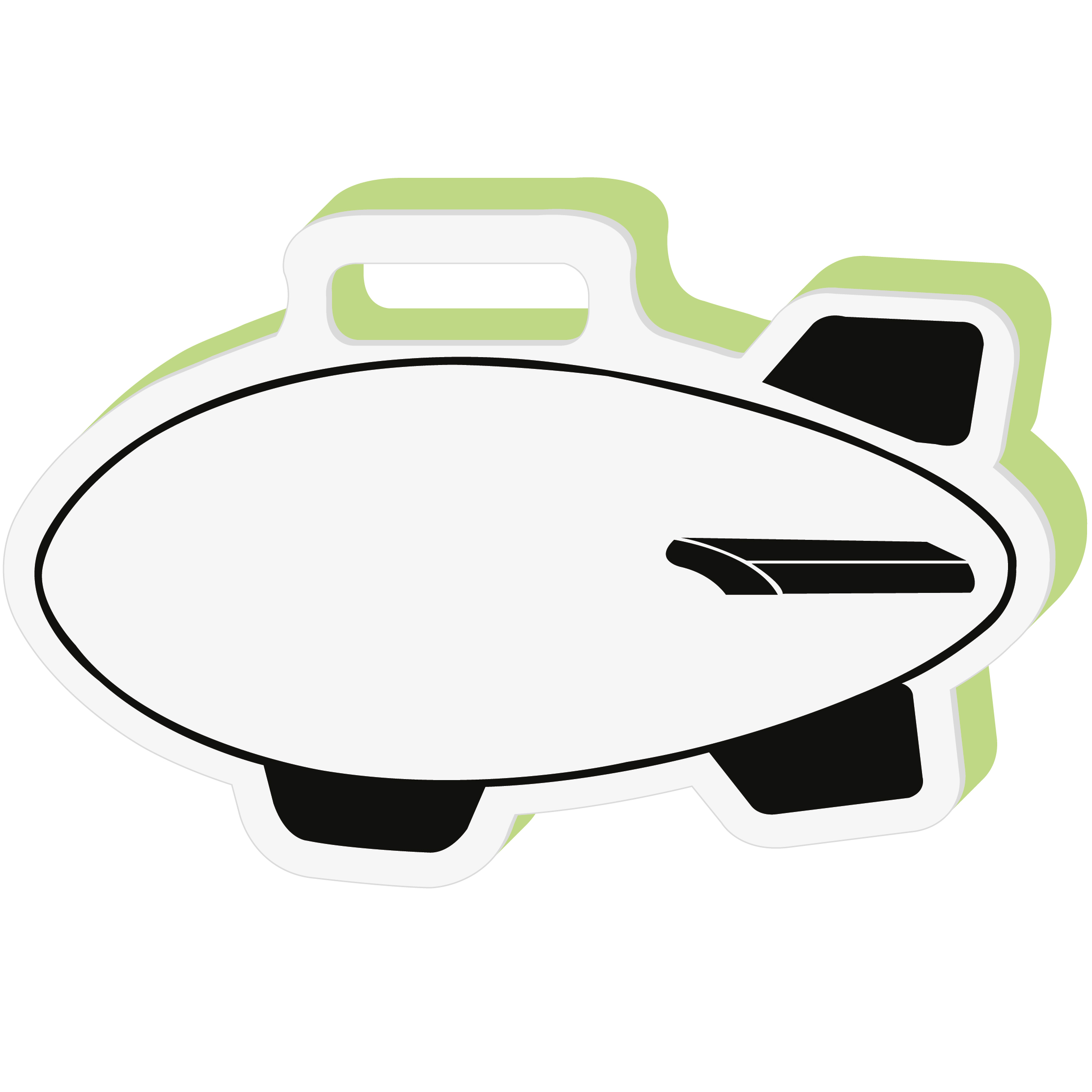 Dirigible Airship Sandwich Cushion 27