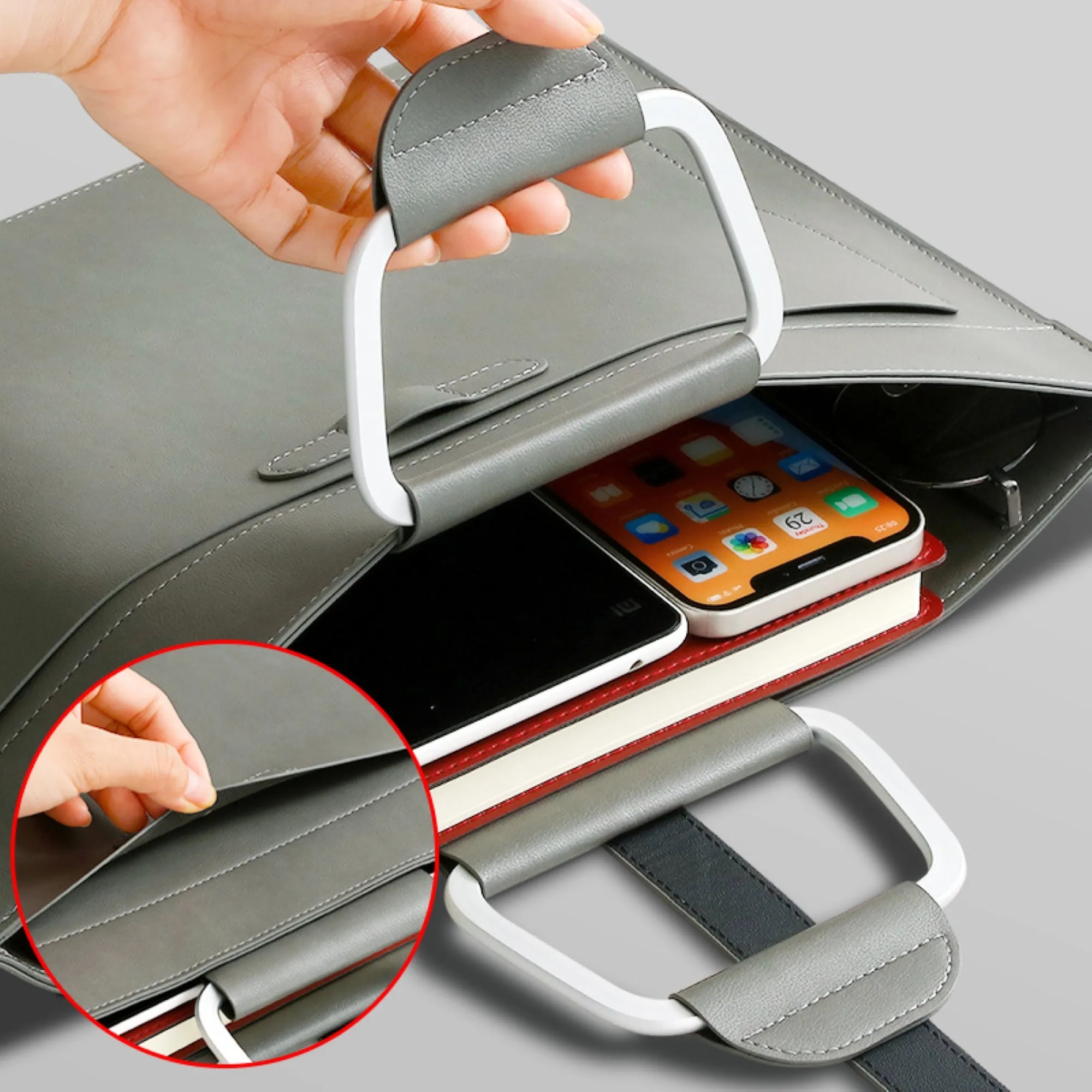 A4 PU Business Handbag Laptop Bag 4