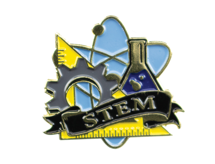 Educational Lapel Pin- STEM (1-1/8") 1