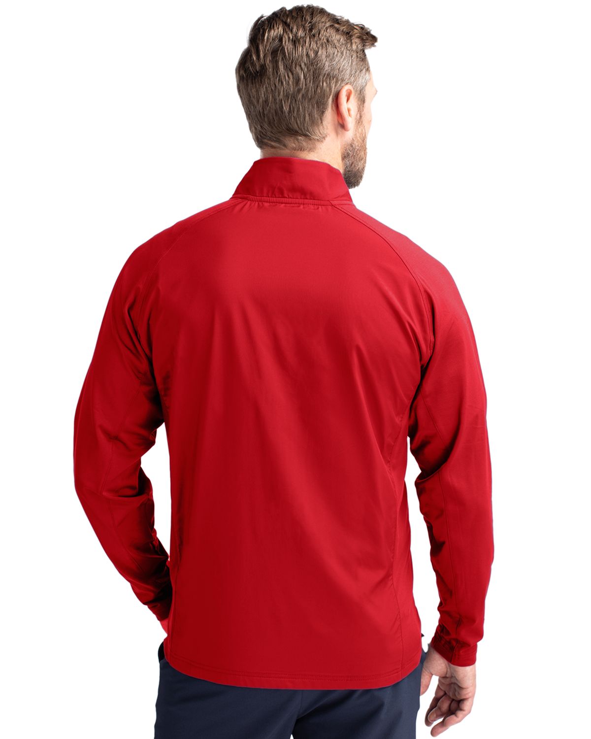 Cutter & Buck Adapt Recycled Soft Knit Stretch Mens Hybrid Full Zip Jacket 13