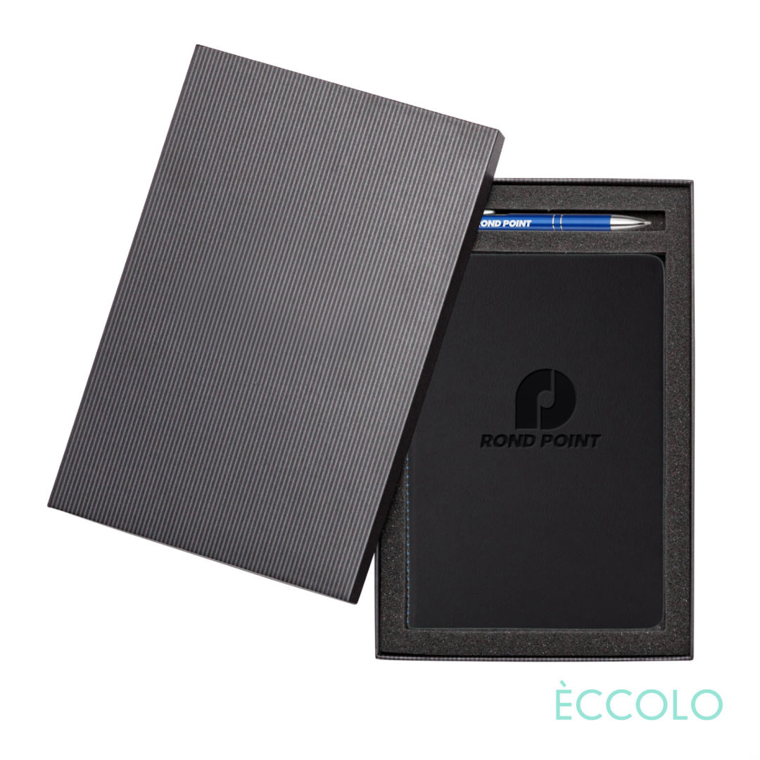 Eccolo® New Wave Journal/Clicker Pen Gift Set - (M) 15