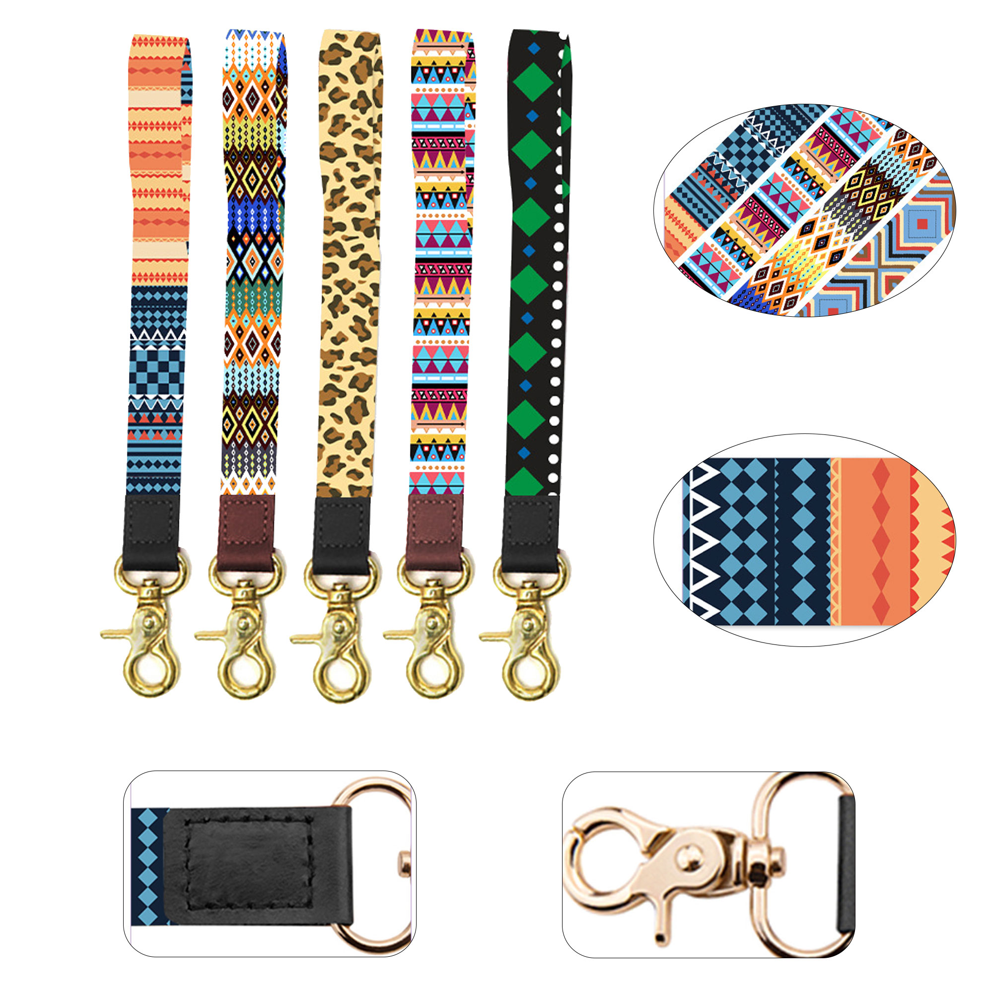 Full Color Custom Wristband Keychain 3