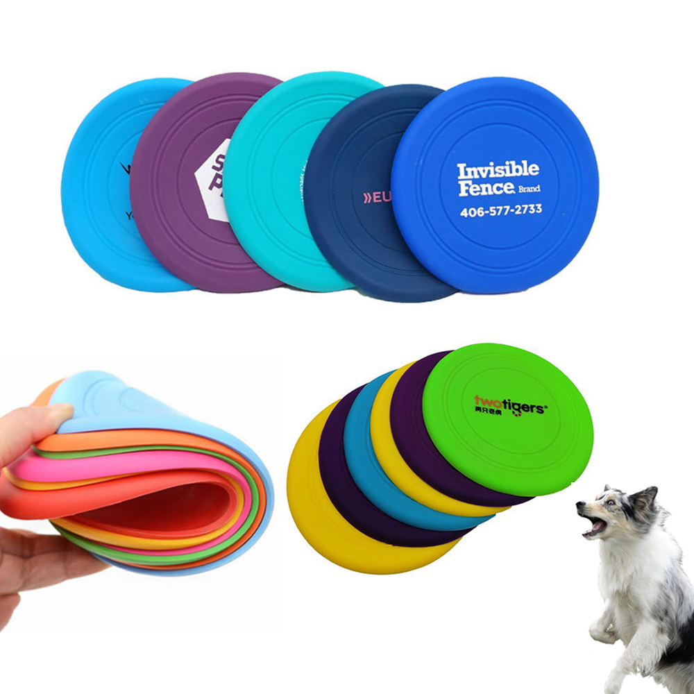 Silicone Dog Flying Disc Toy 5