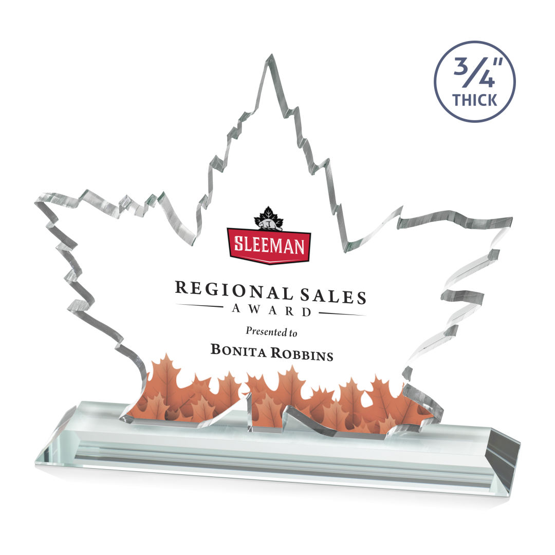 Maple Leaf VividPrint™ Award - Starfire 12