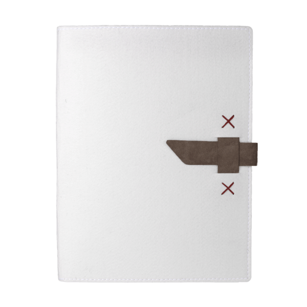 Hubbard Dye-Sublimated Felt Padfolio 1