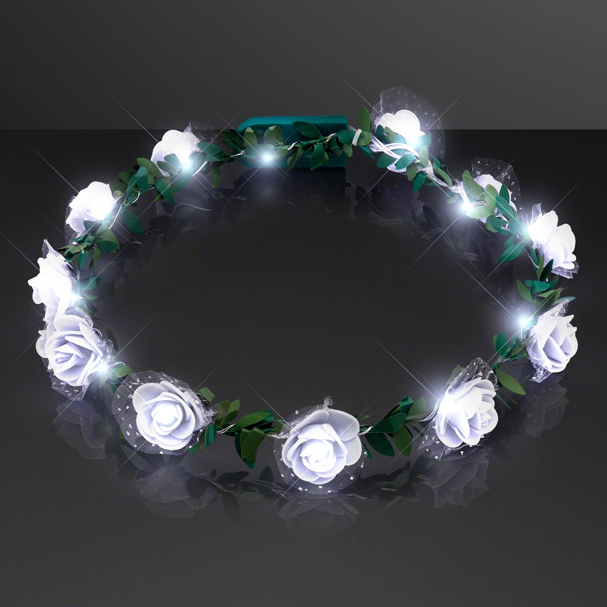 Rosebud LED Flower Headband 7
