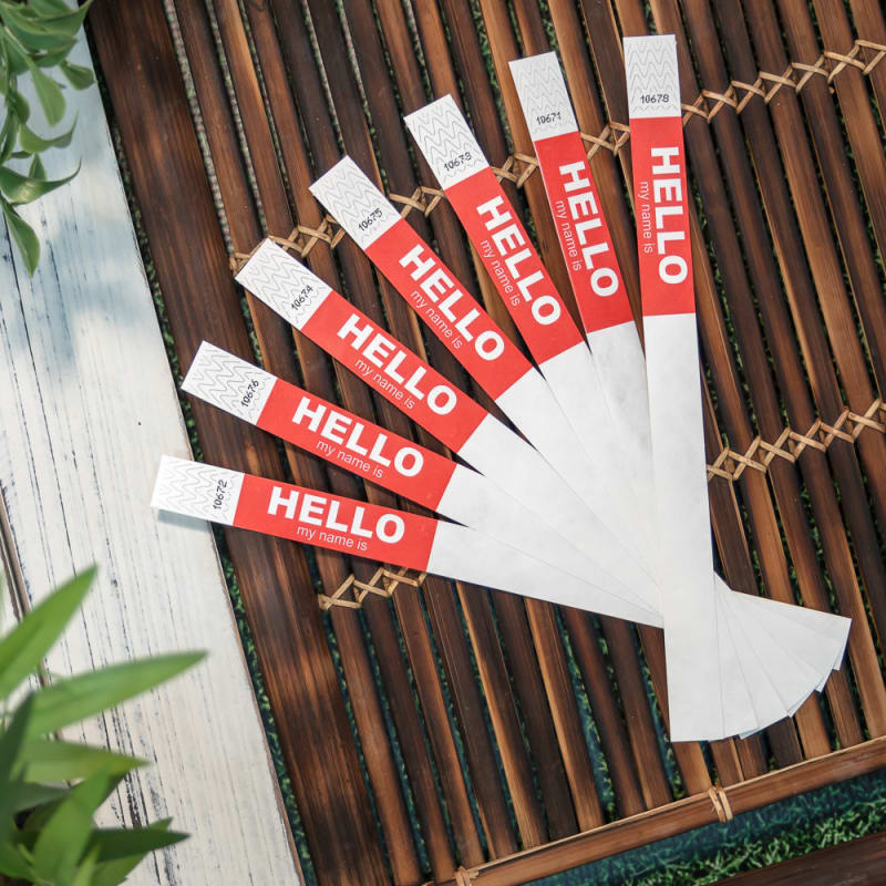 In Stock Tyvek Wristbands 2