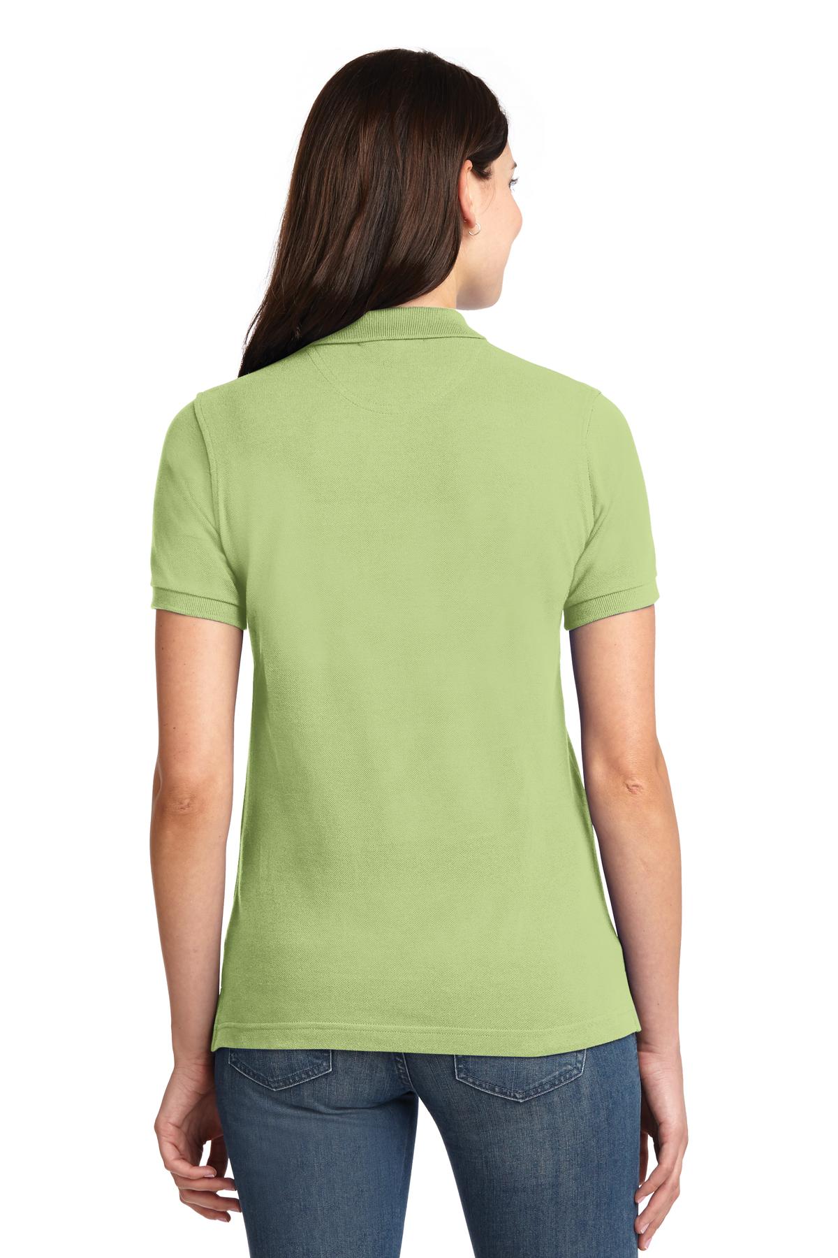 Port Authority Women's Heavyweight Cotton Pique Polo. L420 100