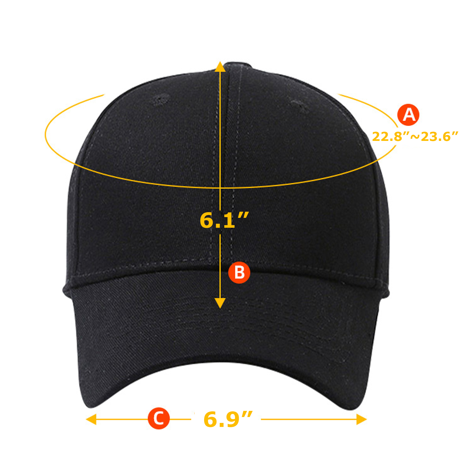 Cotton Baseball Cap With Printed Embroidery 2