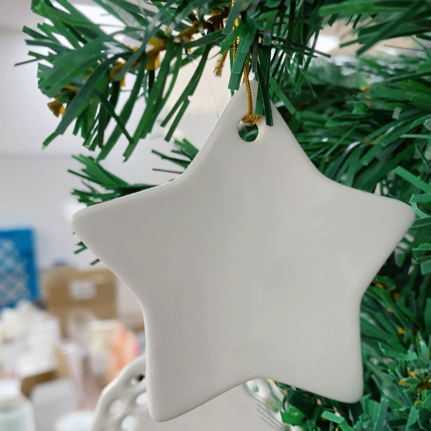 Star Ceramic Christmas Ornament 2