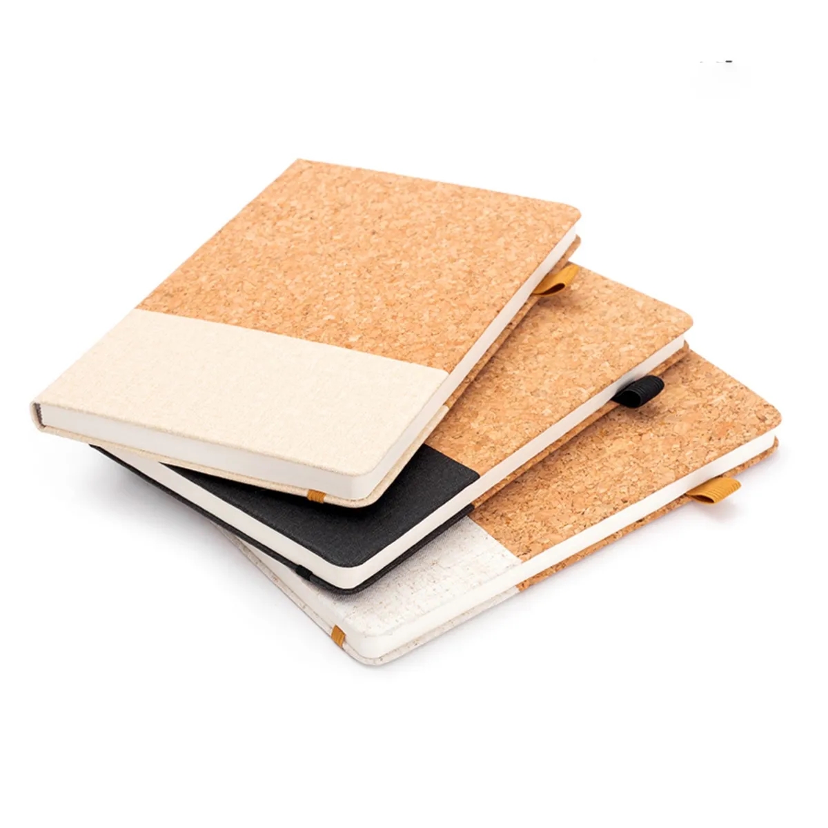 Eco Friendly Cork Gift Soft Wood Notebook Set with Pen 2