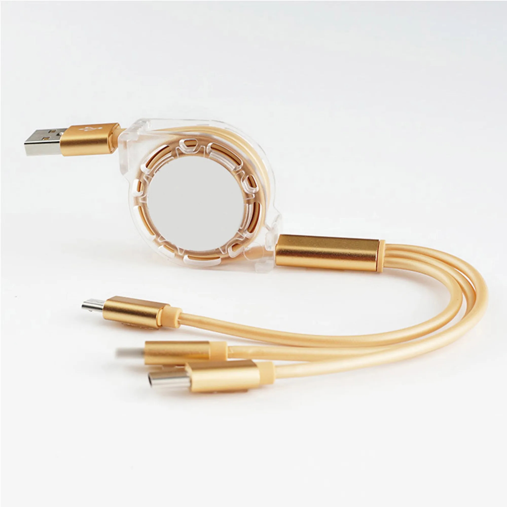 3 in 1 USB Charging Cable MOQ 20pcs 3