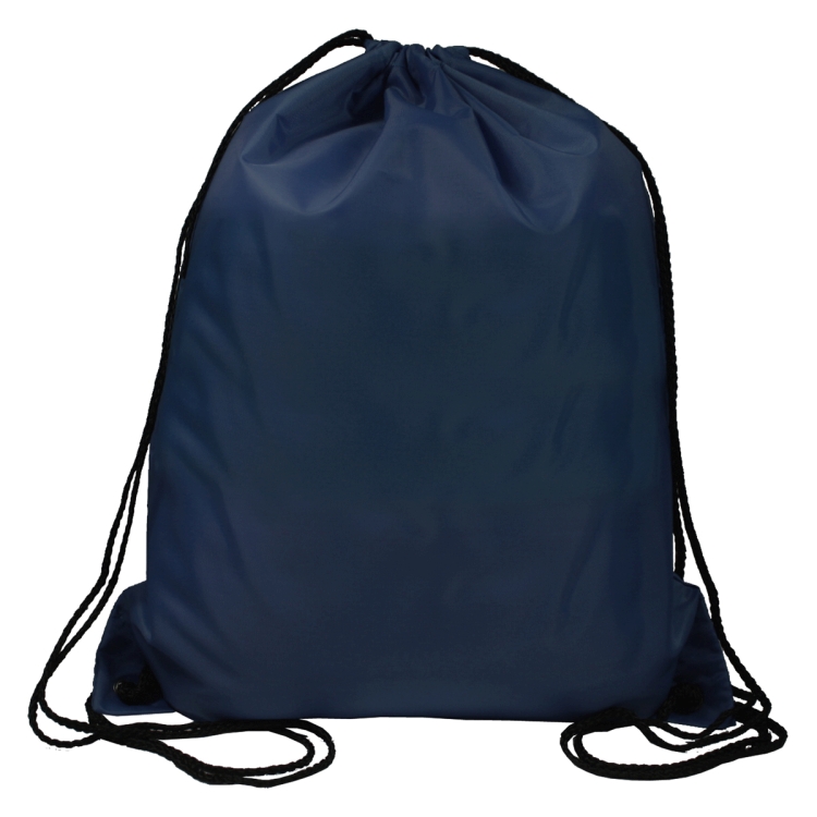 14-1/2"W x 17-1/2" H - 210D Polyester Drawstring Cinch Pack Backpack 23