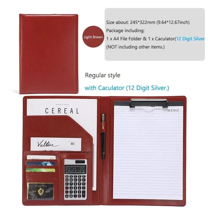 A4 Multifunctional Portable Folder with note papers 5