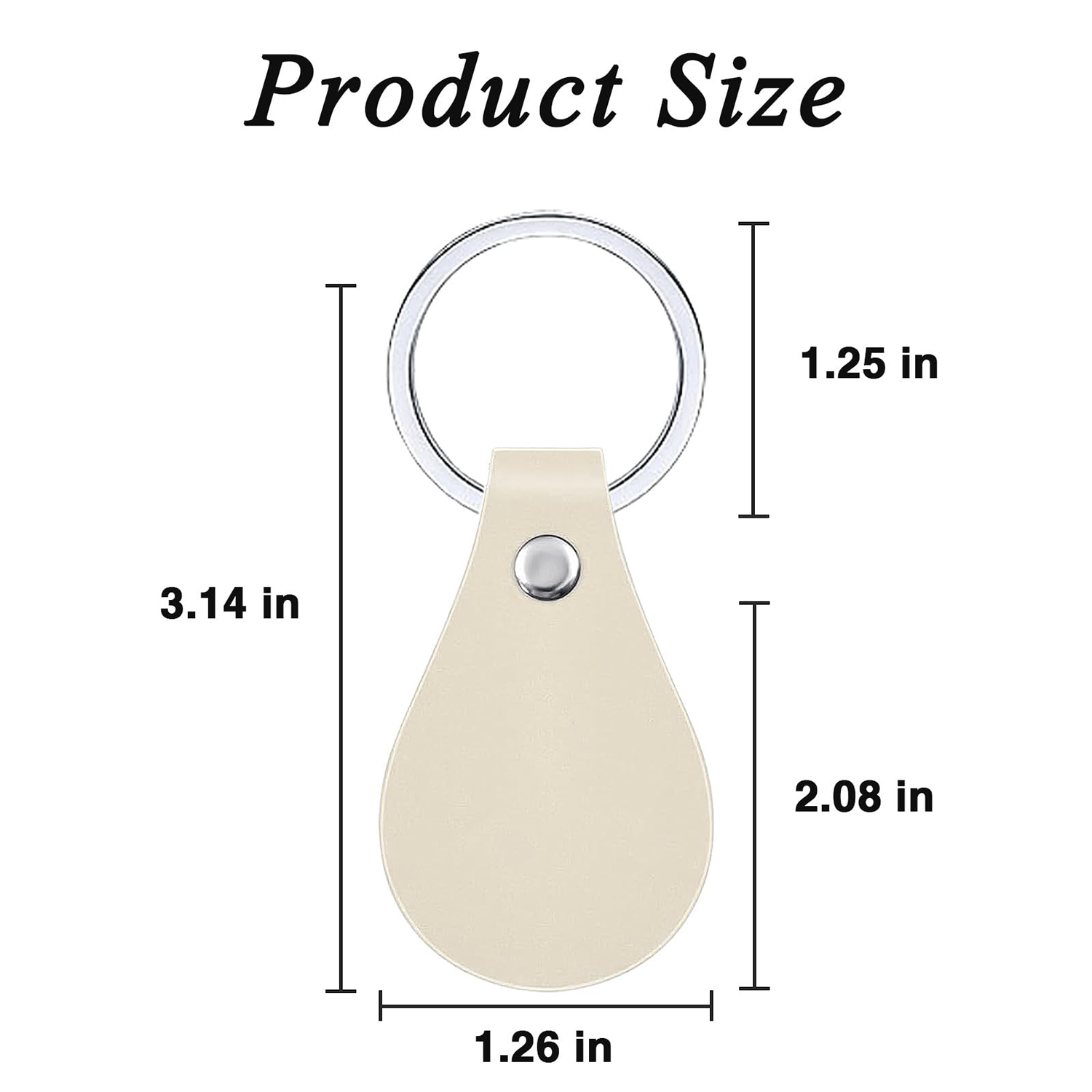 Pearl Leather Keychain 5