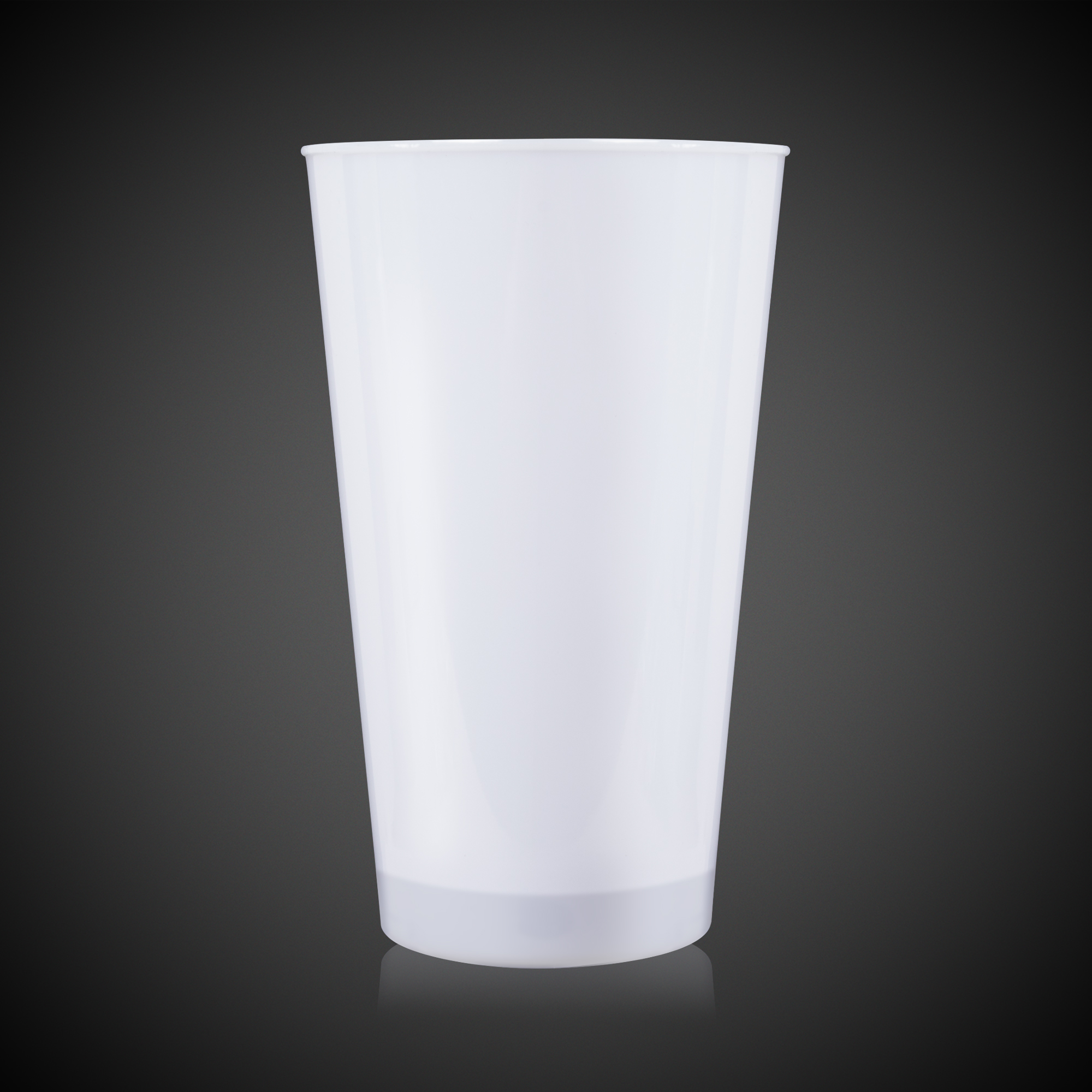 Red LED Glow Light Up Neon Look 16 oz Pint Glass(Pad Print) 7