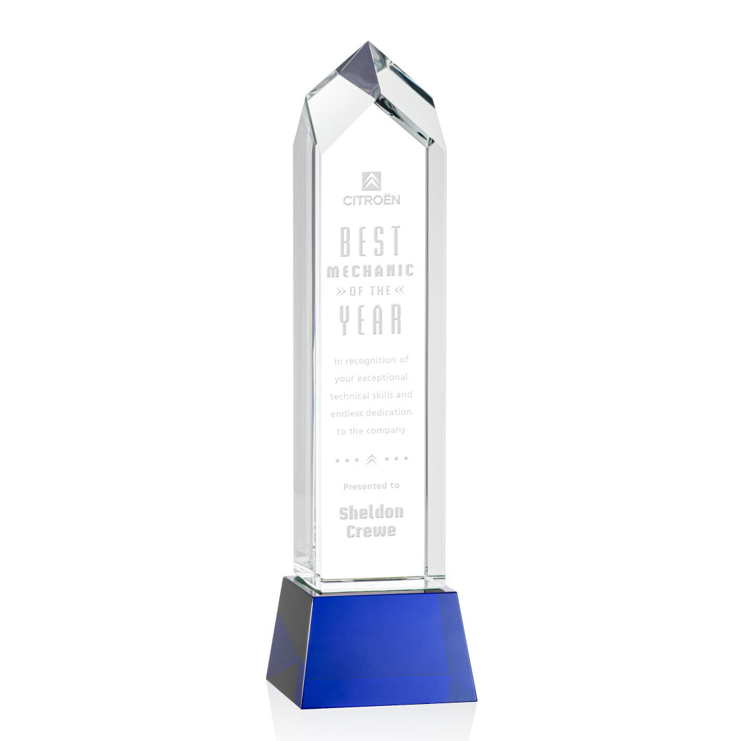 Clarington Award on Base - Blue 4