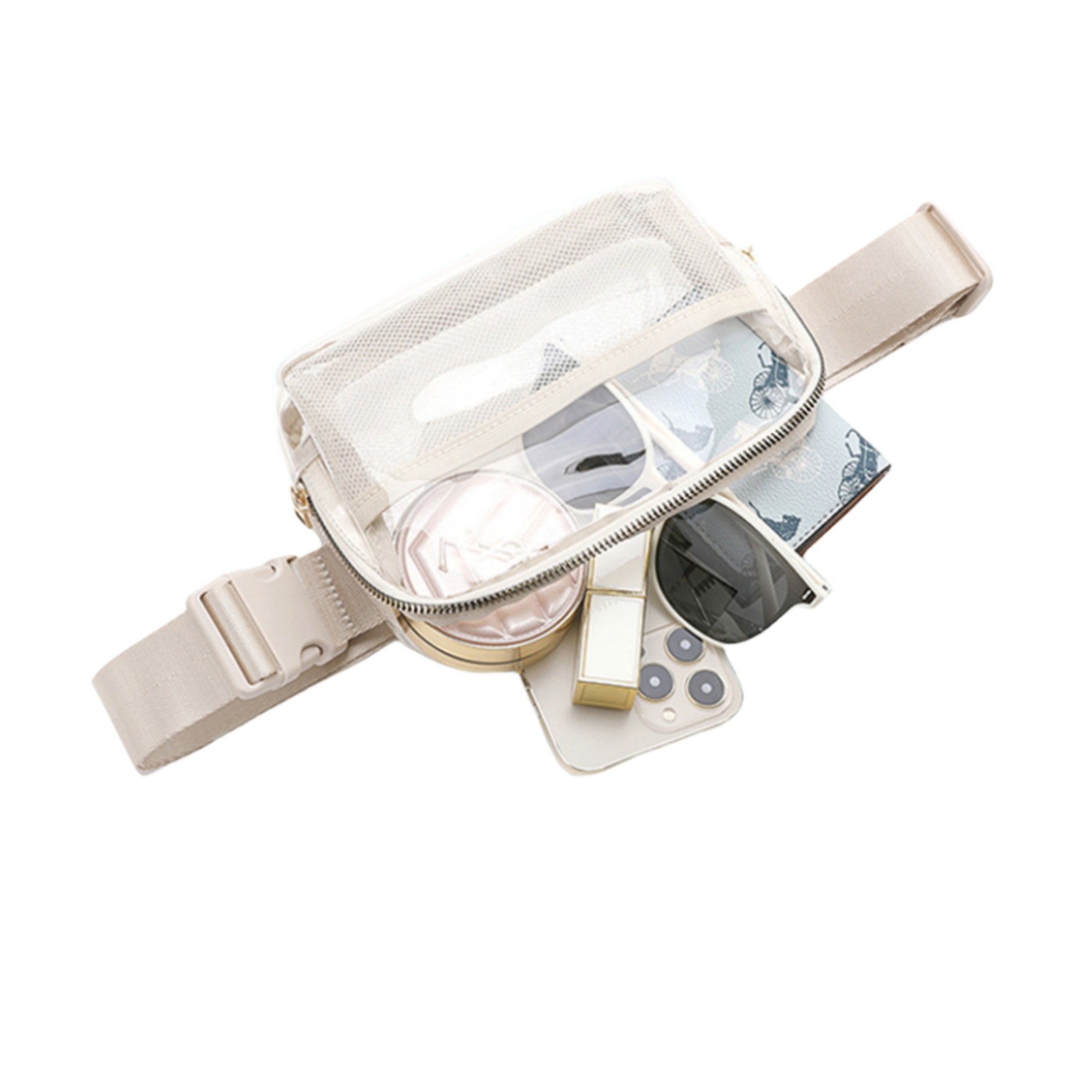Clear Fanny Pack Stadium Approved Belt Bag with Adjustable Strap 14