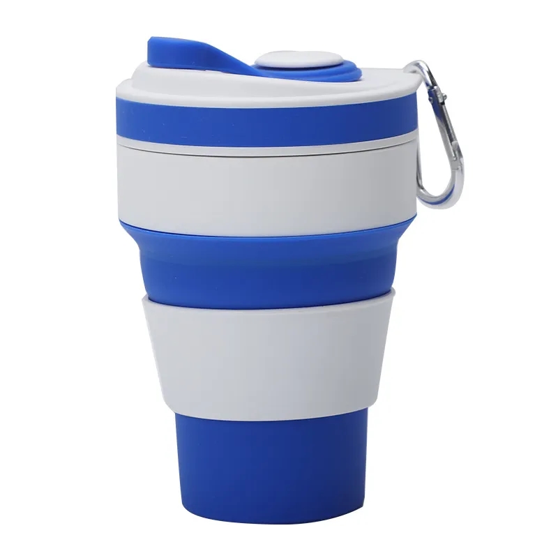 Outdoor travel silicone folding cup 2