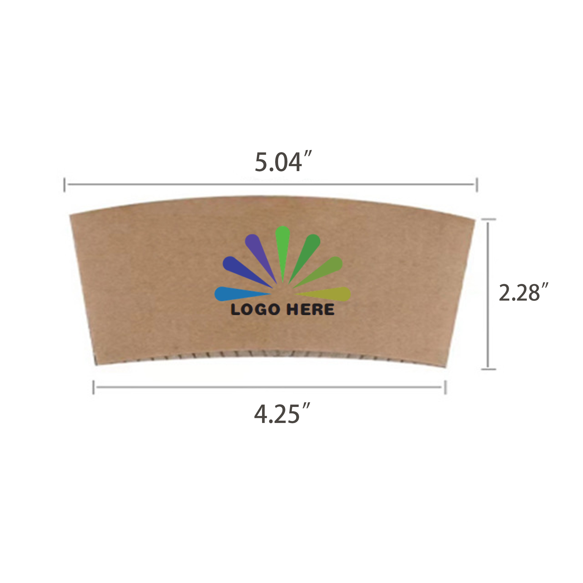 Kraft Paper Cup Sleeve 3