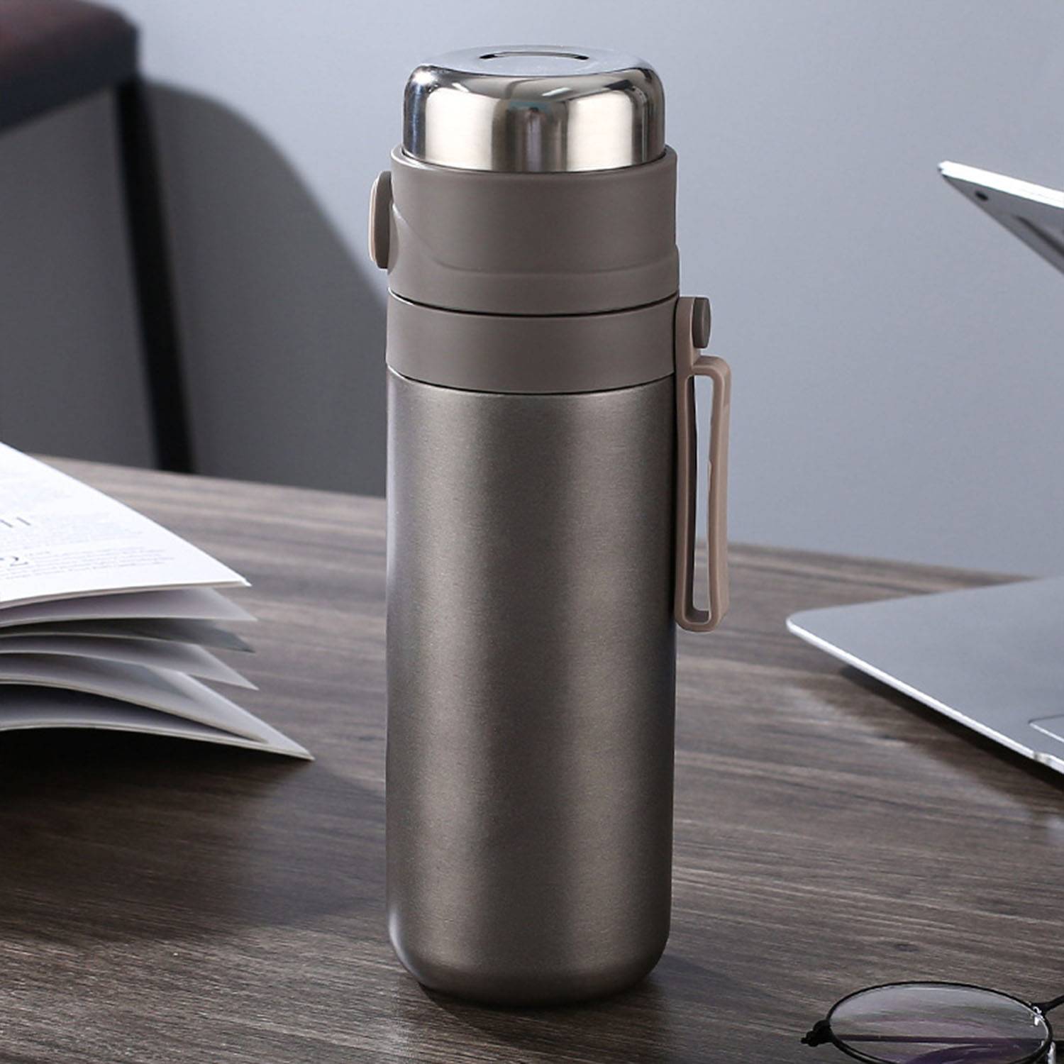 17.6oz Stainless steel tea separation insulated cup 5