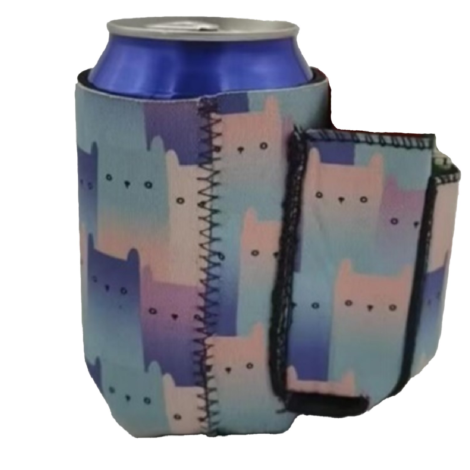 330ML Neoprene Can Cooler w/ Pocket 1