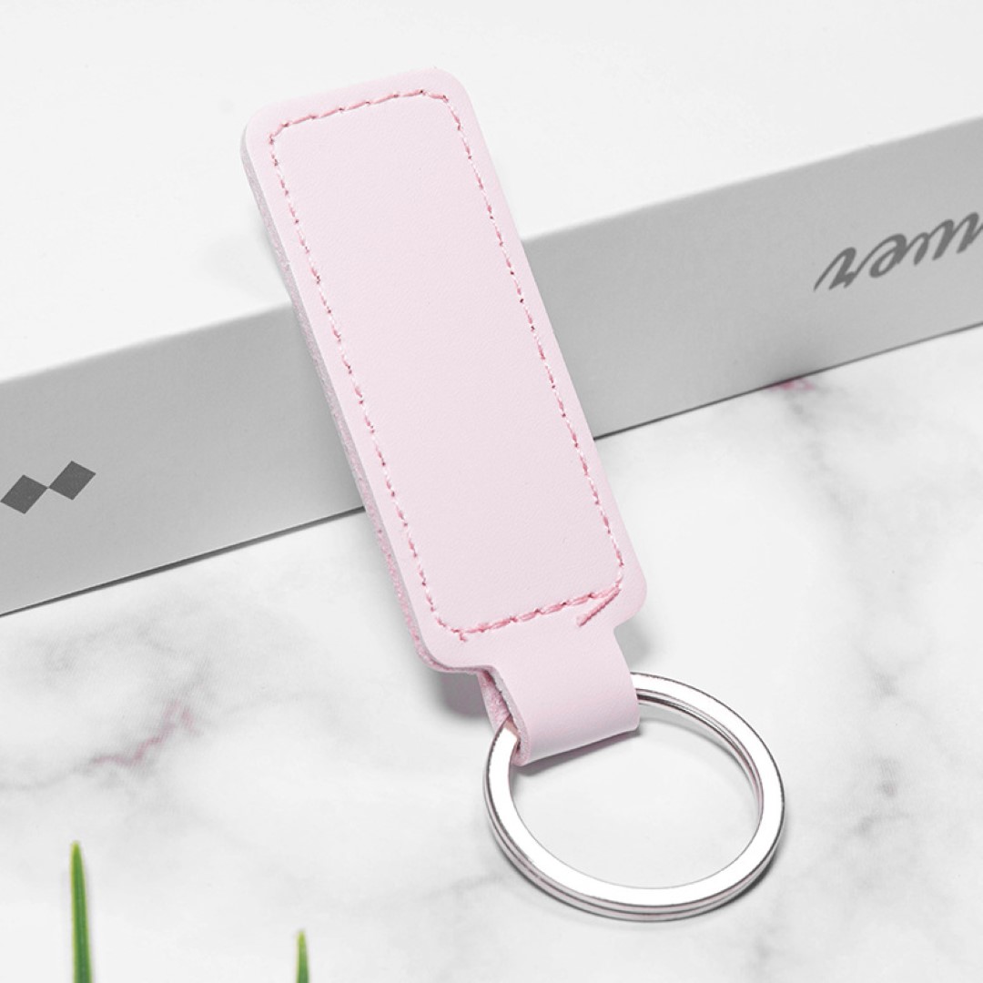 PU Leather Keychain Keg Ring 1