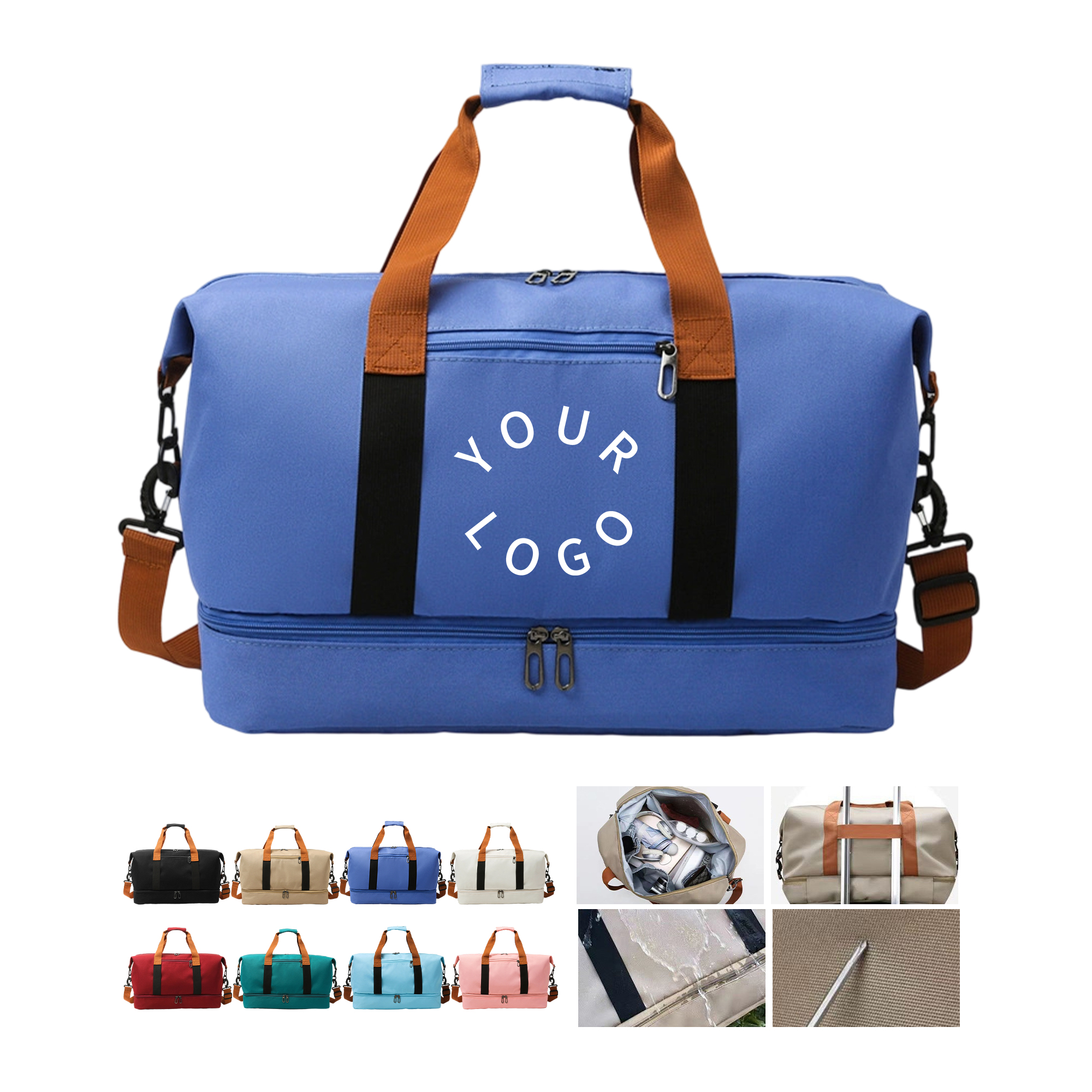 Oxford Large Capacity Travel Bag With Multiple Compartments 10