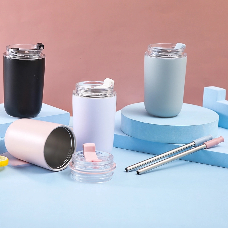 Custom 12oz Stainless Steel Tumbler With Lid And Straw 11