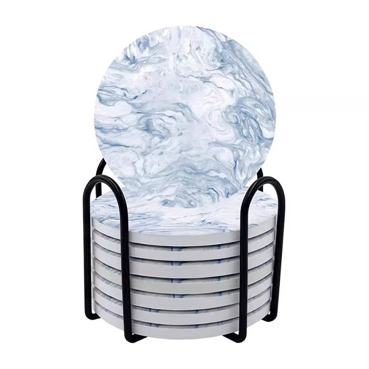 Round Ceramic Insulating Coaster Set 3