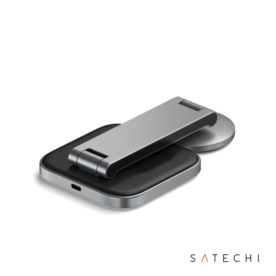 SATECHI® 2-in-1 Foldable Qi2 Wireless Charging Stand 5