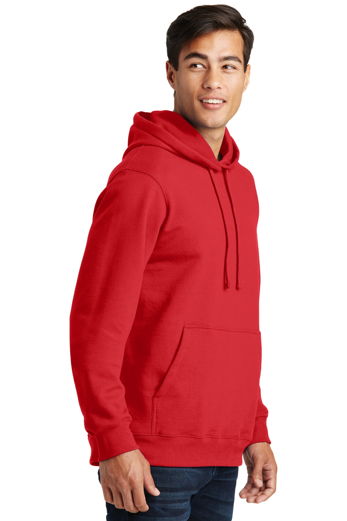 Port & Company® Fan Favorite Fleece Pullover Hooded Sweatshirt, custom hoodie or sweatshirt with logo imprint 2