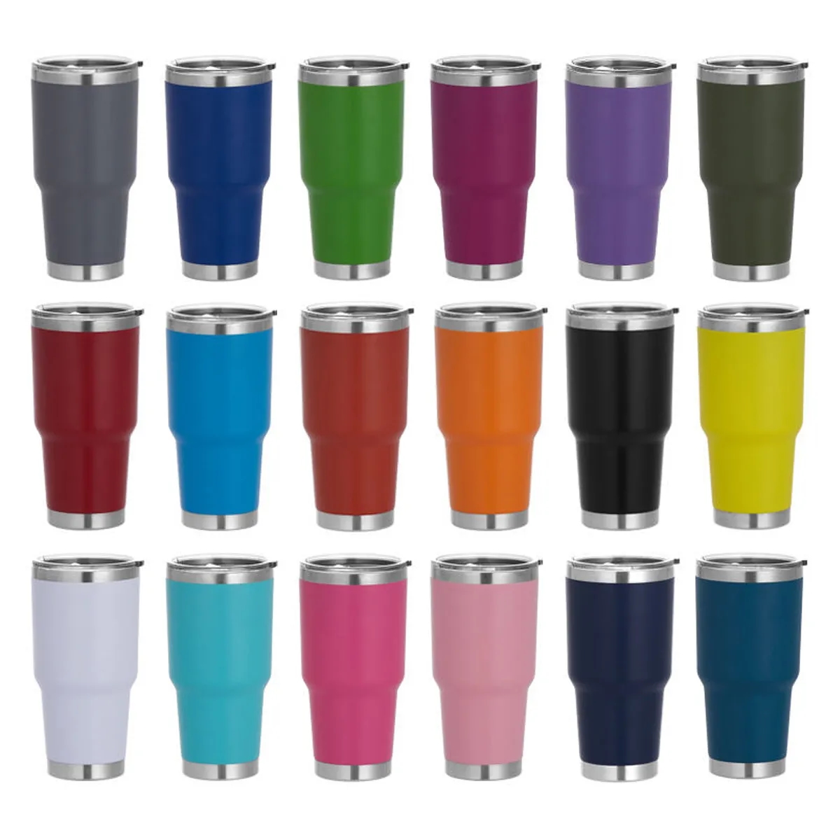 30oz Double Wall Vacuum Insulated Stainless Steel Tumbler 4