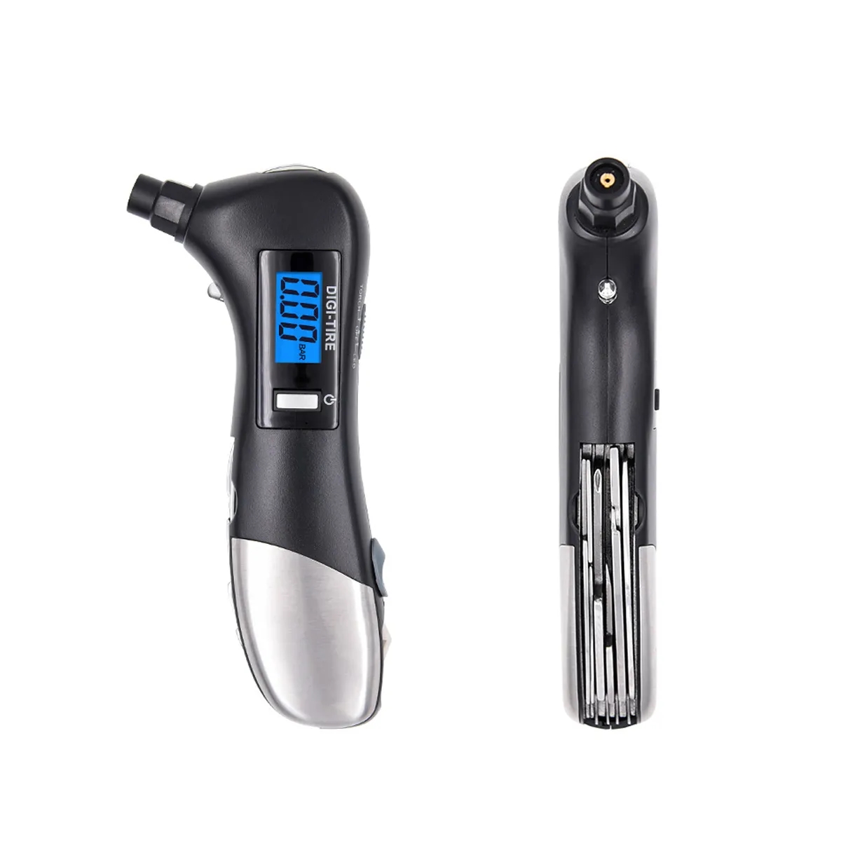 9 In 1 Tire Gauge Multi Emergency Tool 2