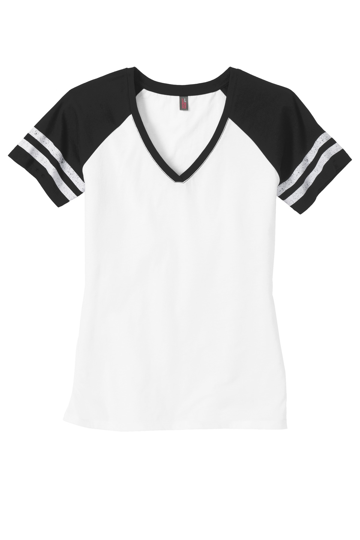 District Women's Game V-Neck Tee. DM476 19