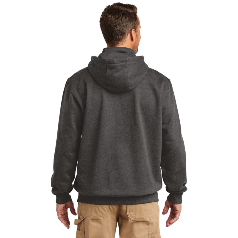 Carhartt Rain Defender Paxton Heavyweight Hooded Zip Mock Sweatshirt. 18