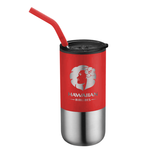 Destin 16oz Double Wall Tumbler w Straw 37