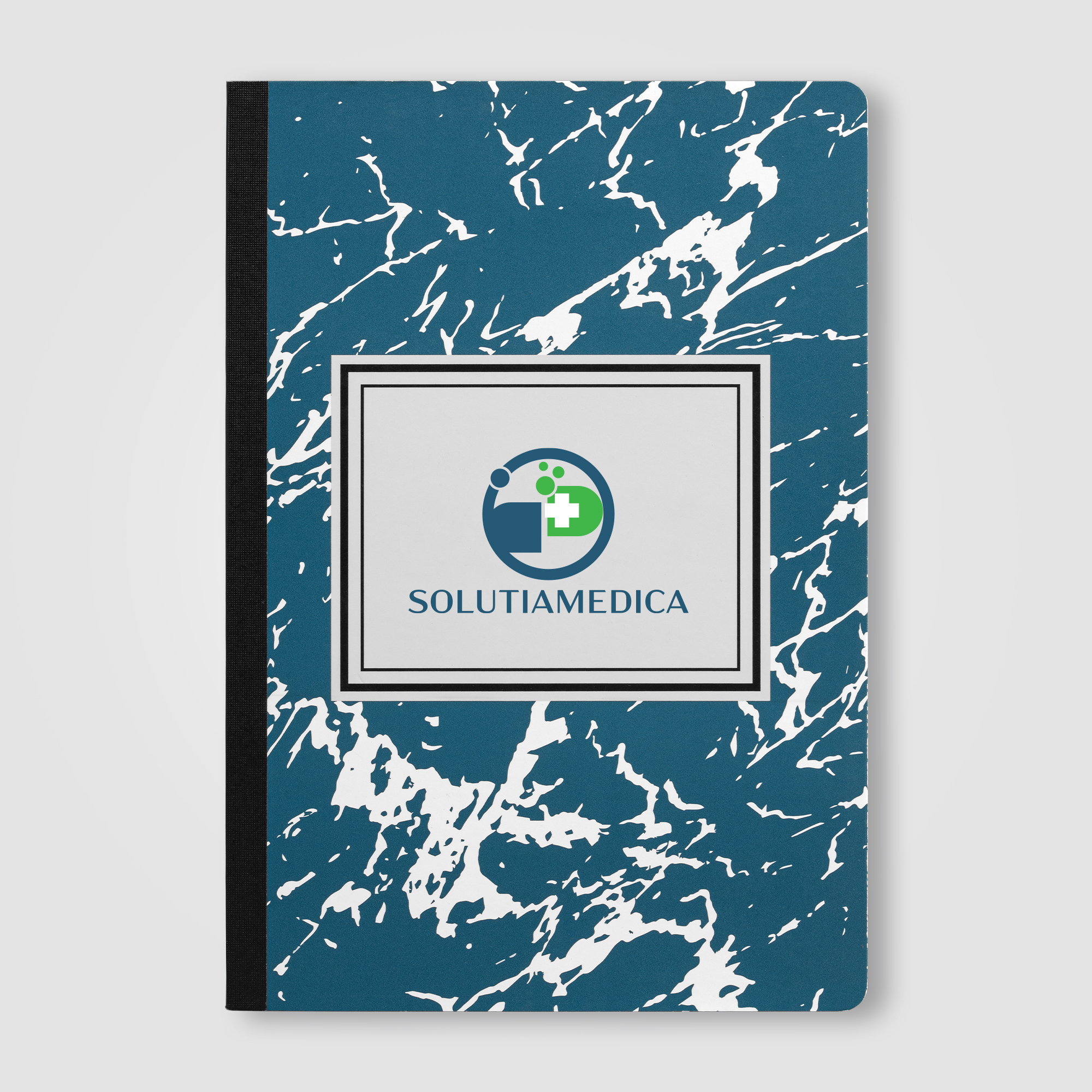 Slate FSC Paper Marble Hardcover Composition Notebook – A5 6