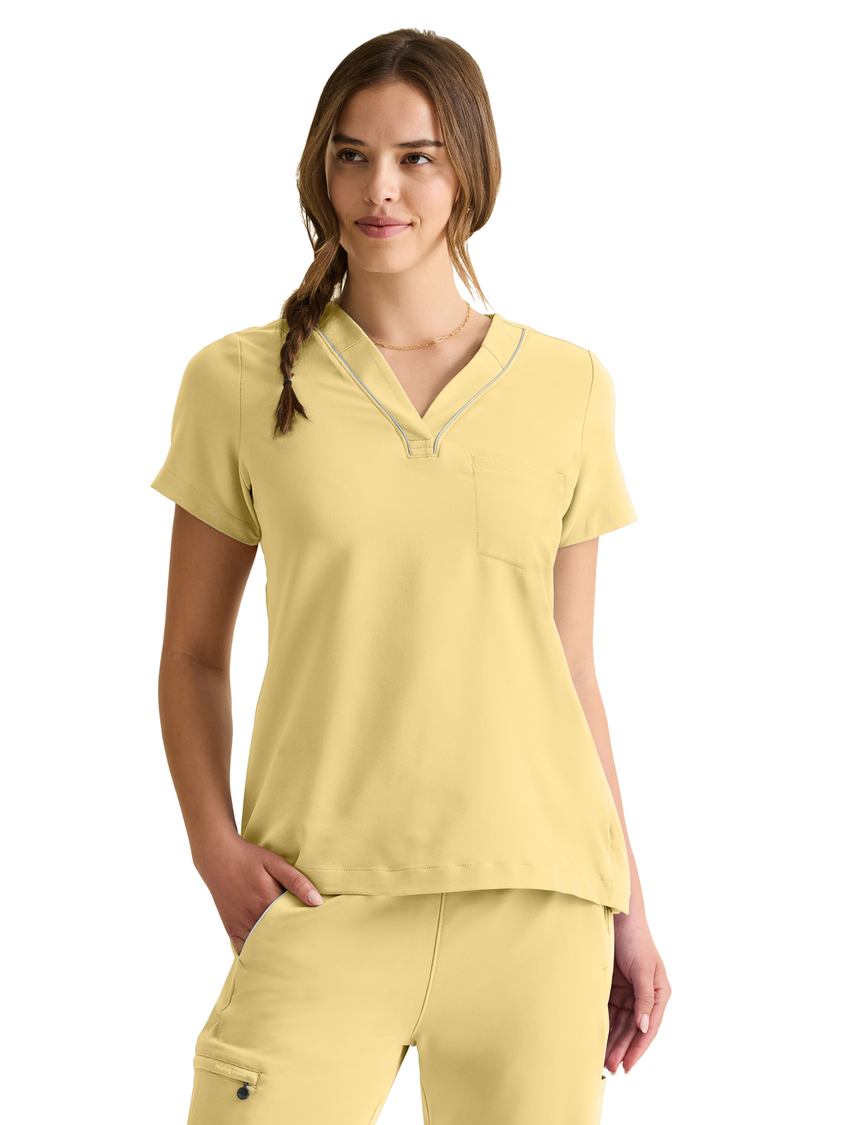 Healing Hands - 360 - Women's 1-Pocket Stella V-Neck Top