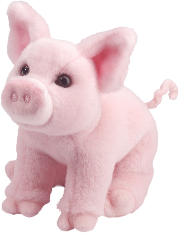 Betina Pink Pig Stuffed Animal 2