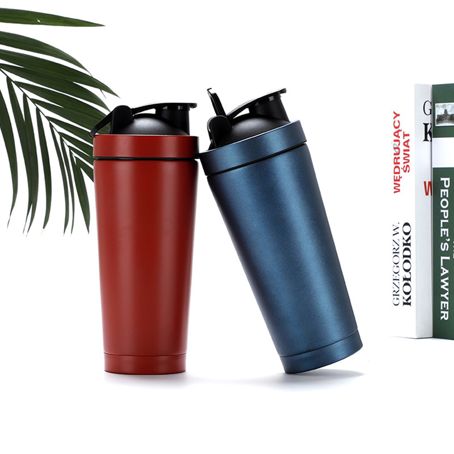 32oz Stainless Steel Protein Powder Shake Sports Water Cup 2