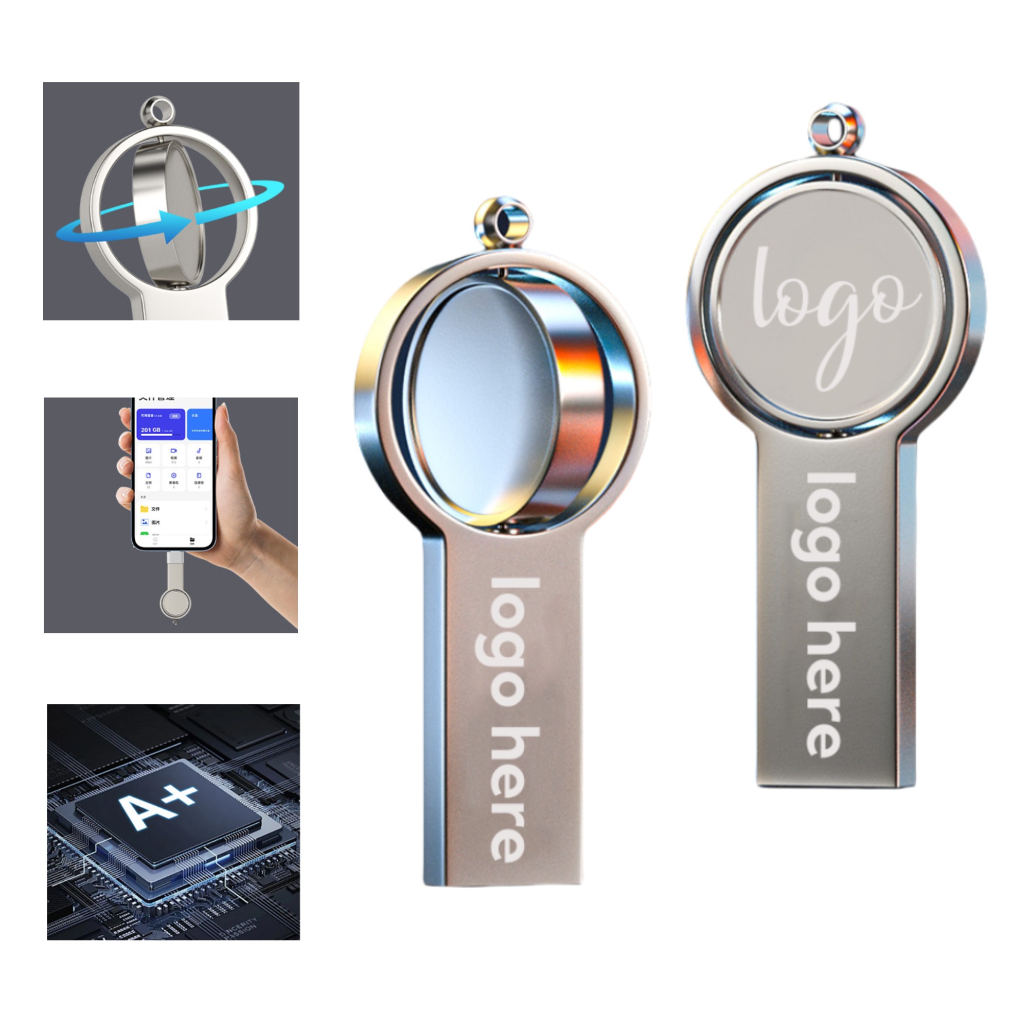 DDP USB Drives Bulk-Zinc Alloy,Waterproof & 50 Units MOQ 2