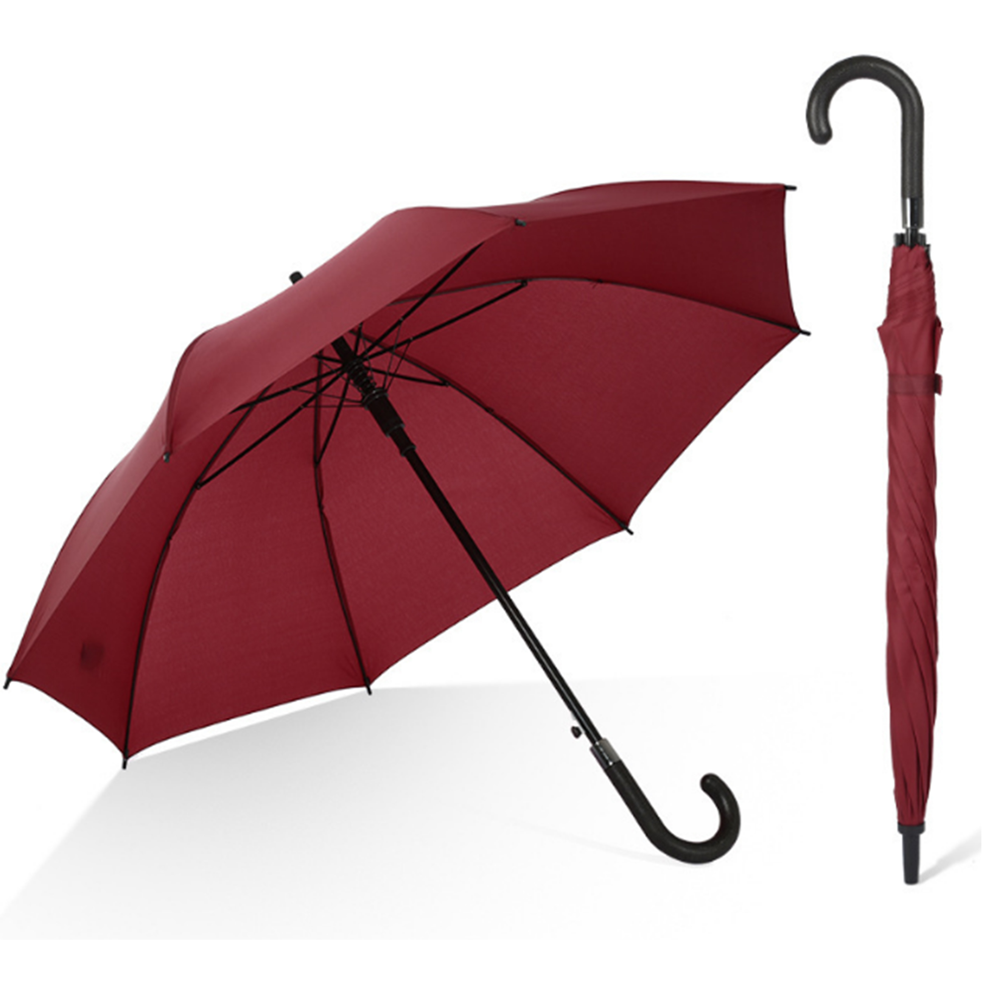 MOQ 50 PCS Stylish Automatic 8 Ribs Golf Umbrella 4