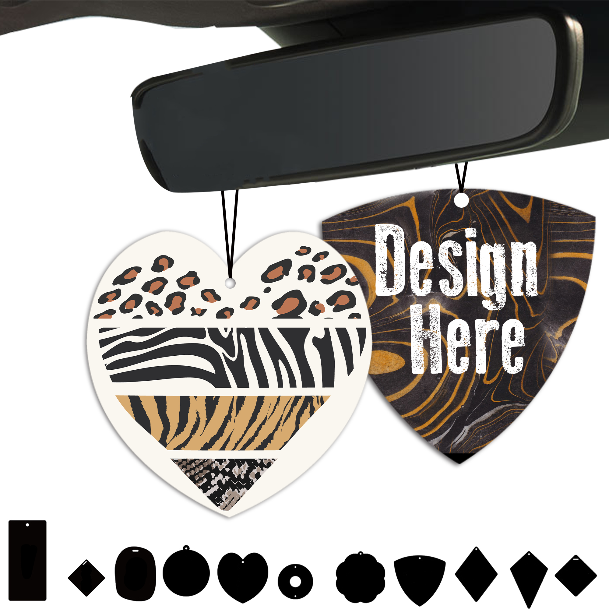 Custom Full Color Incense Shape Air Freshener 4