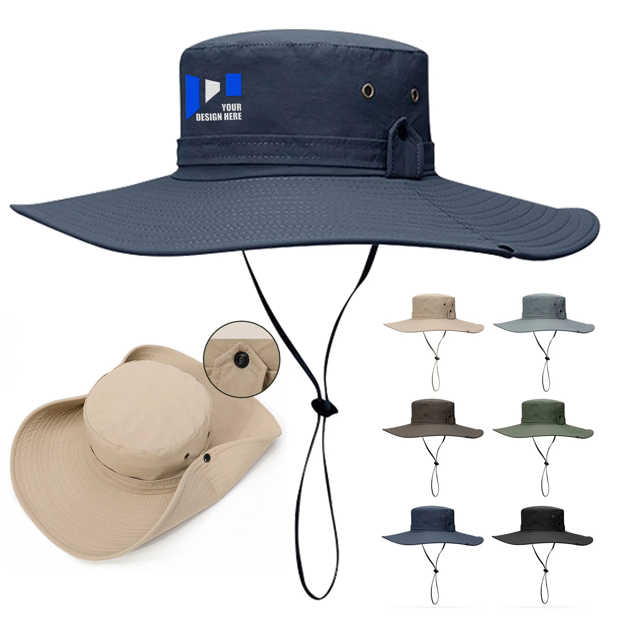 Foldable Bucket Fishing Hat 5