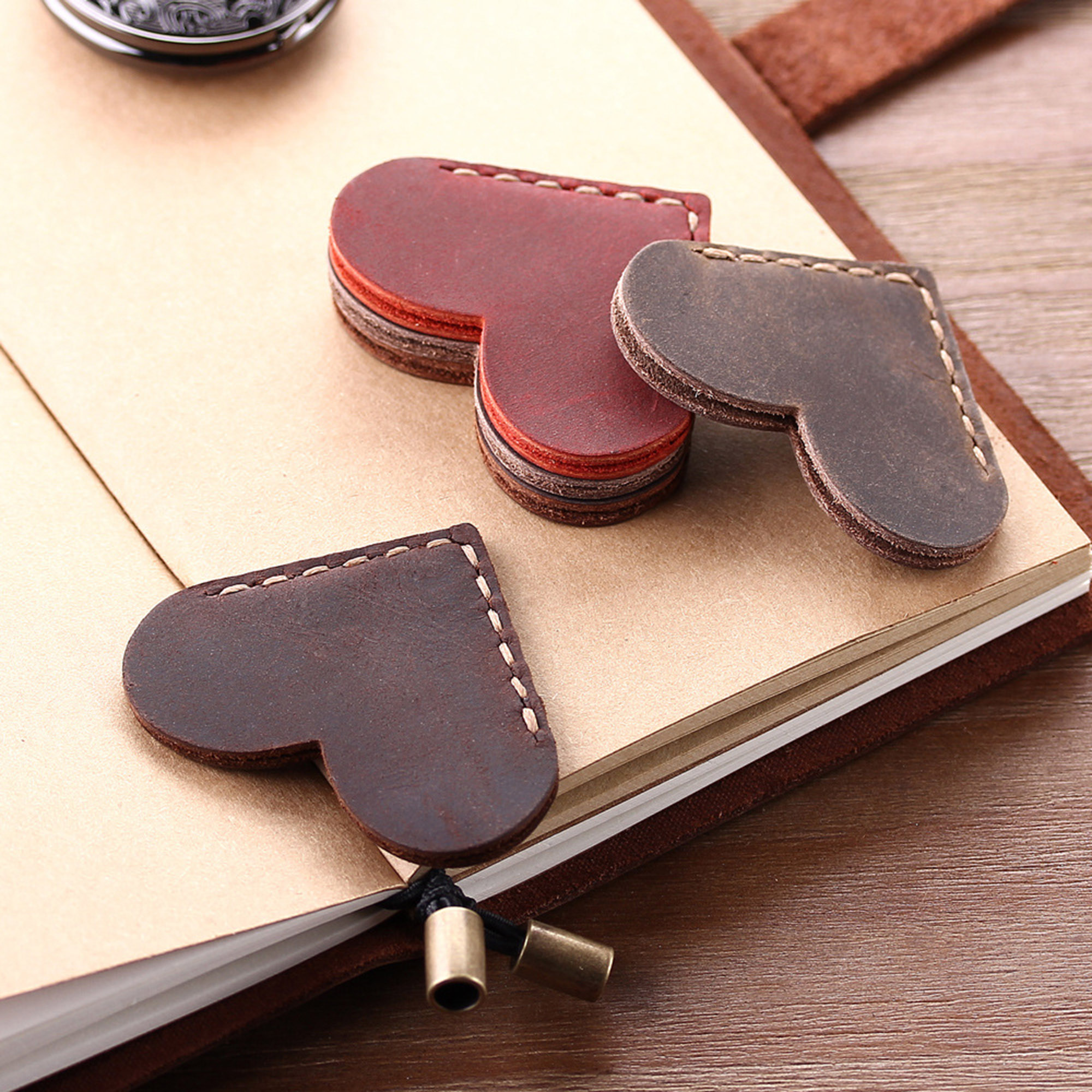 Vintage Handmade Heart Shaped Bookmark 6
