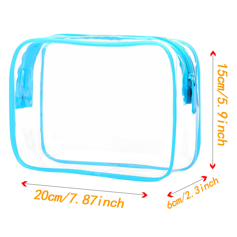 Customizable Clear PVC Cosmetic Makeup Bag 8
